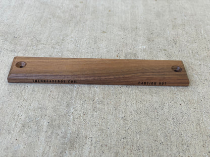 THE HANDLE: NATURAL HARDWOOD GRIP for THE GREASE BOX