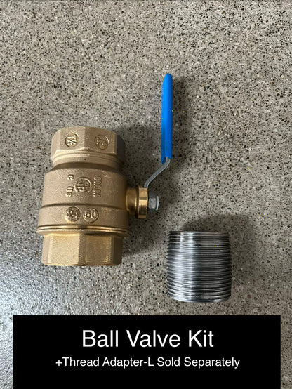 + THREAD ADAPTER -L (Compatible with select Lone Star Grillz & Pitts & Spitts; GX-U & Ball Valve Sold Separately)