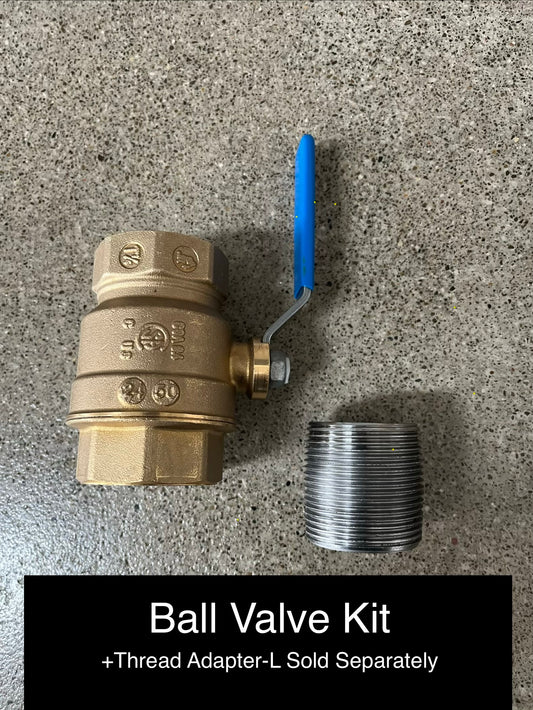 1-1/4” Ball Valve (Shut off)