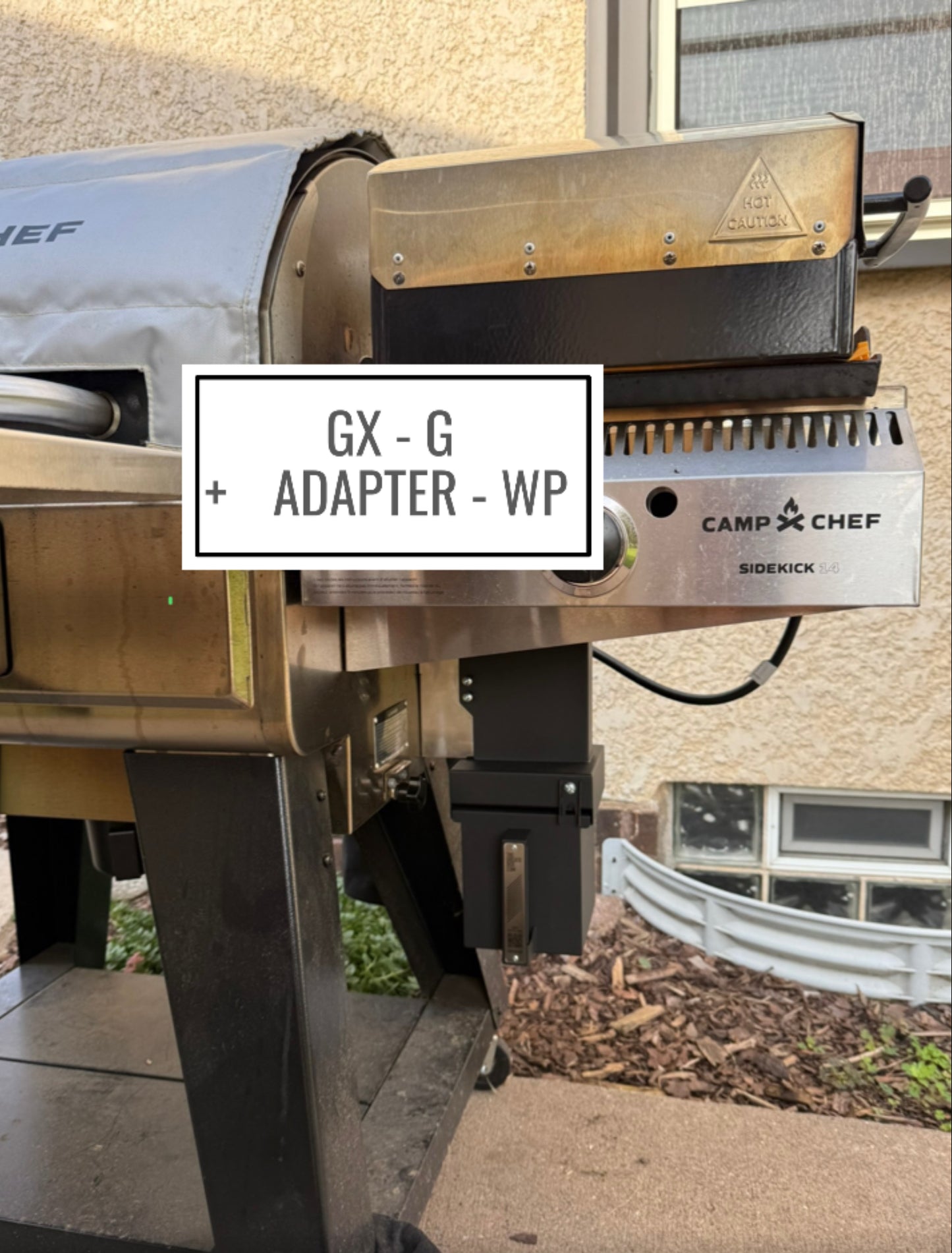 +Adapter -WP for Camp Chef Woodwind/ Pro with Sidekick accessory(GX-G sold separately)